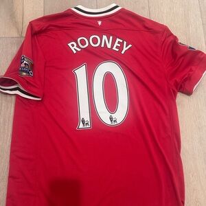 2011-2012 Manchester United Home Kit Wayne Rooney Size L